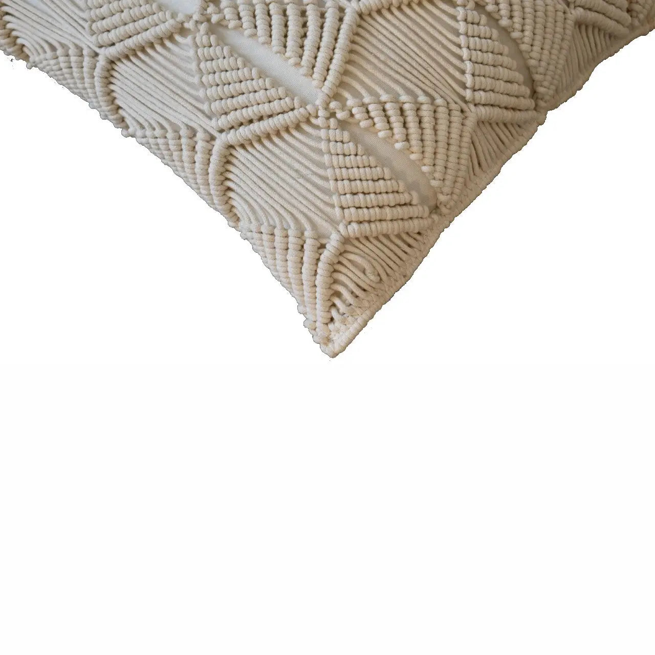 2x Esmi Natural White Cushions - Living with Luxury