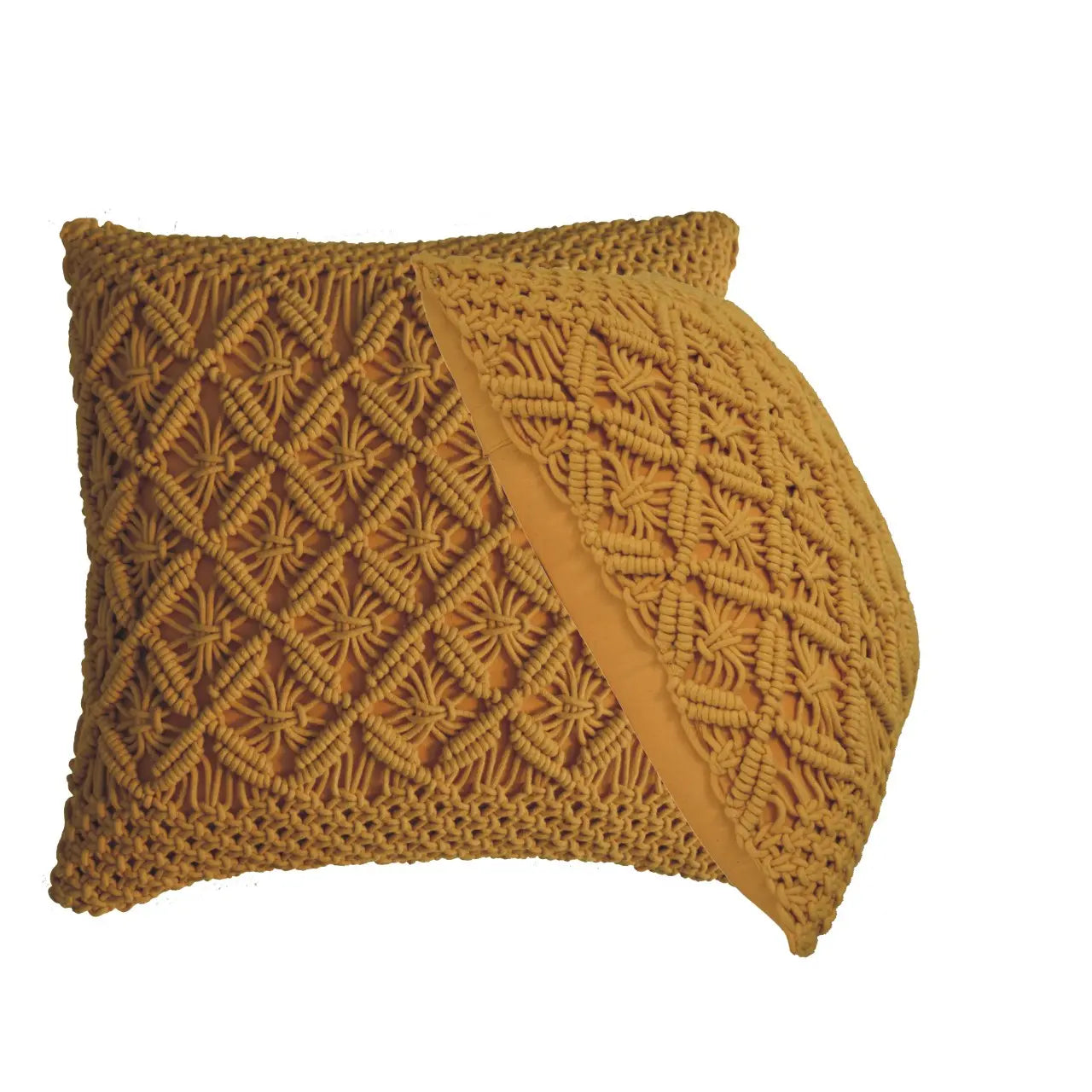 Lira Cushion Set of 2 - Mustard - Living with Luxury
