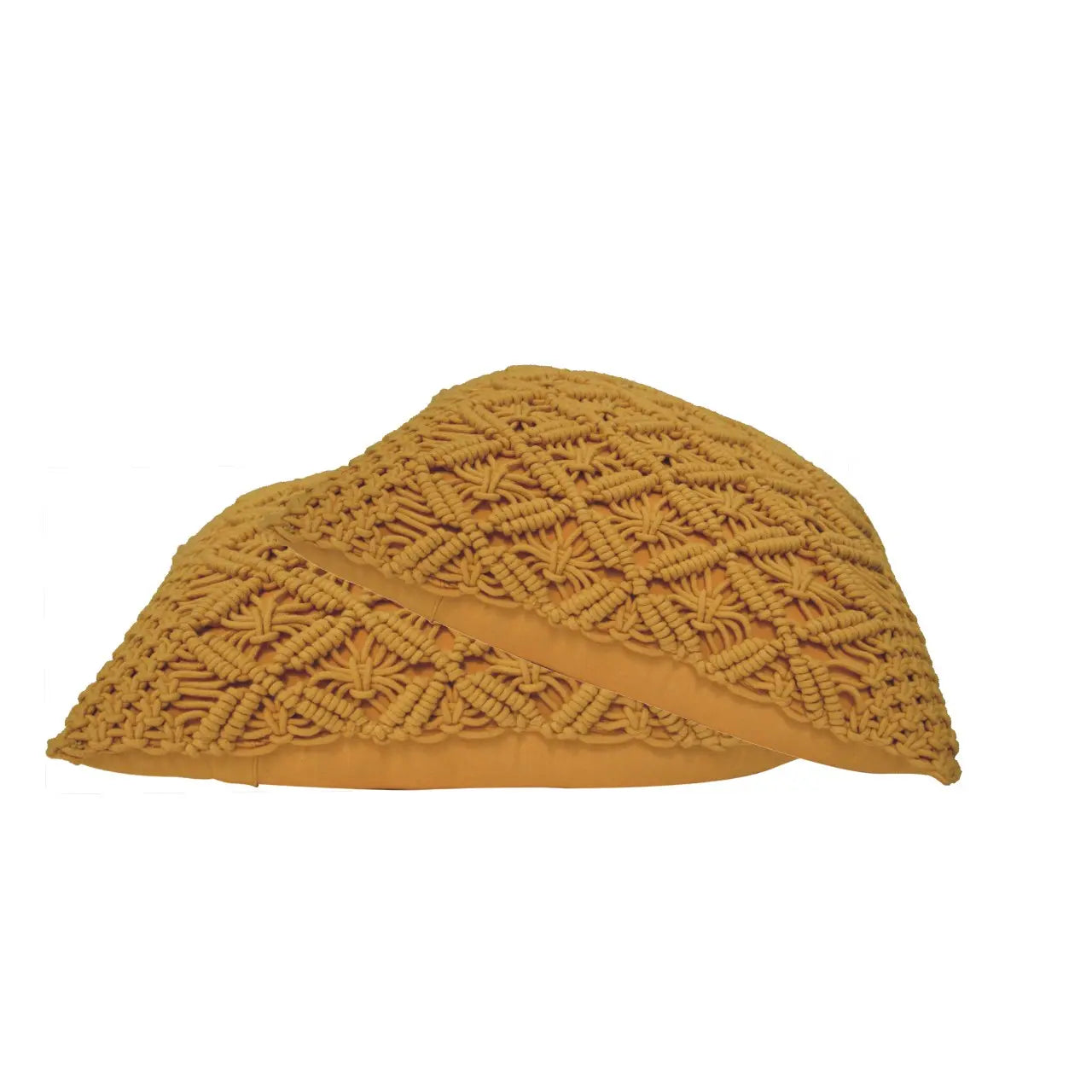 Lira Cushion Set of 2 - Mustard - Living with Luxury