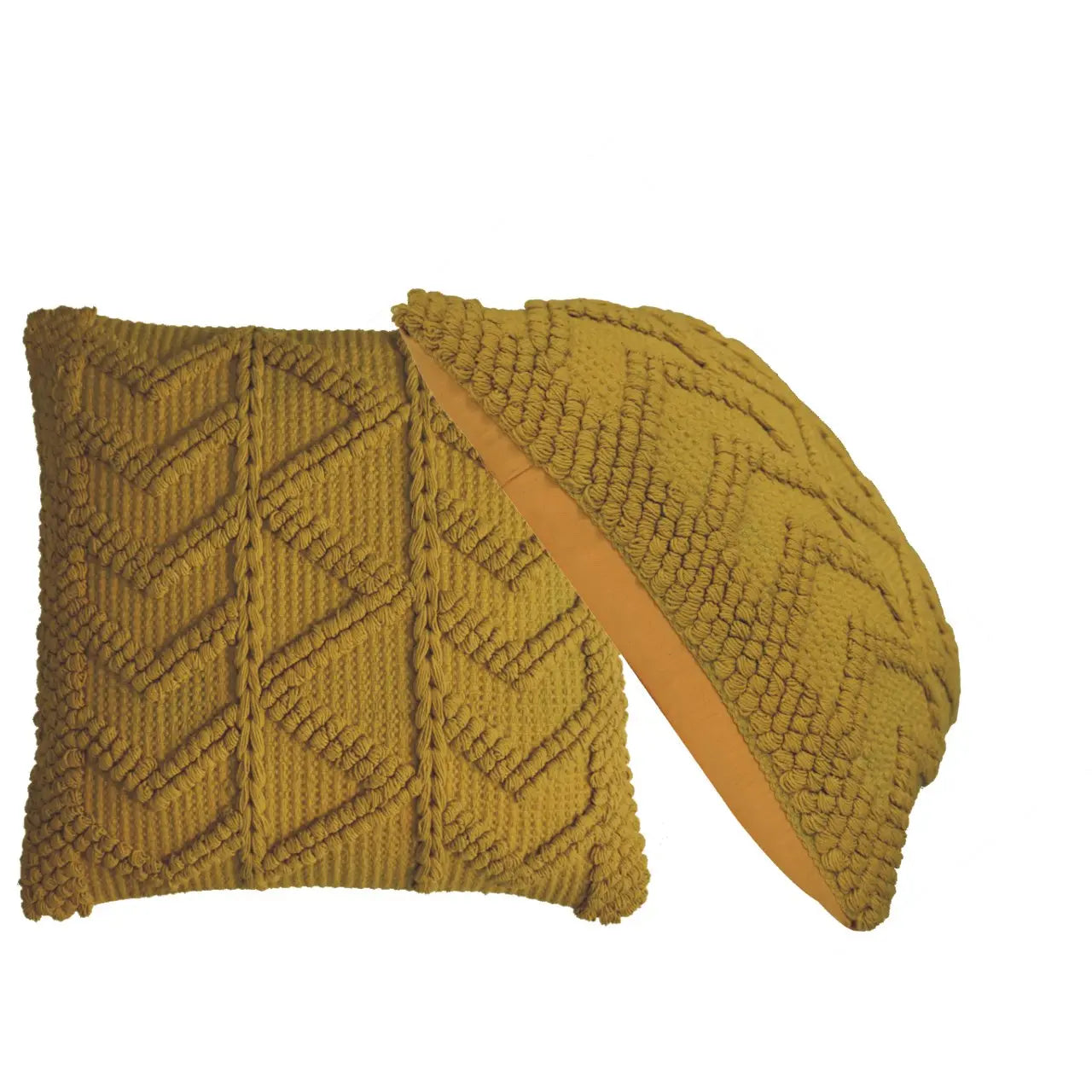 Alda Cushion Set of 2 - Mustard - Living with Luxury