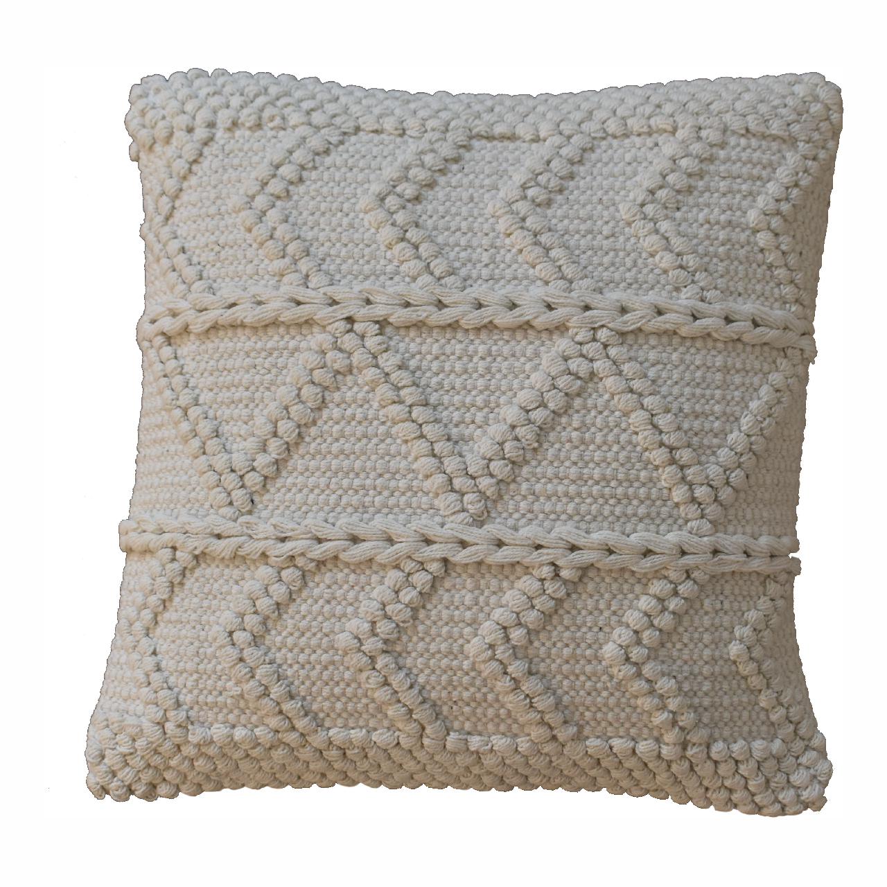Alda Cushion - Natural White Living with Luxury