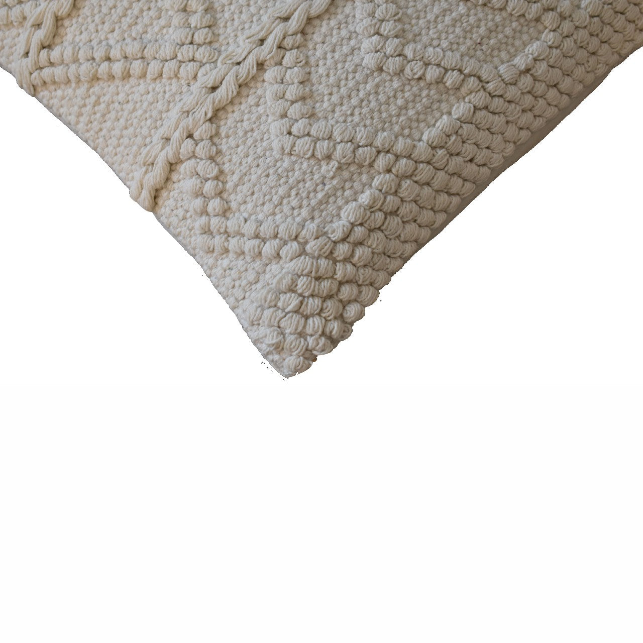 Alda Cushion - Natural White Living with Luxury