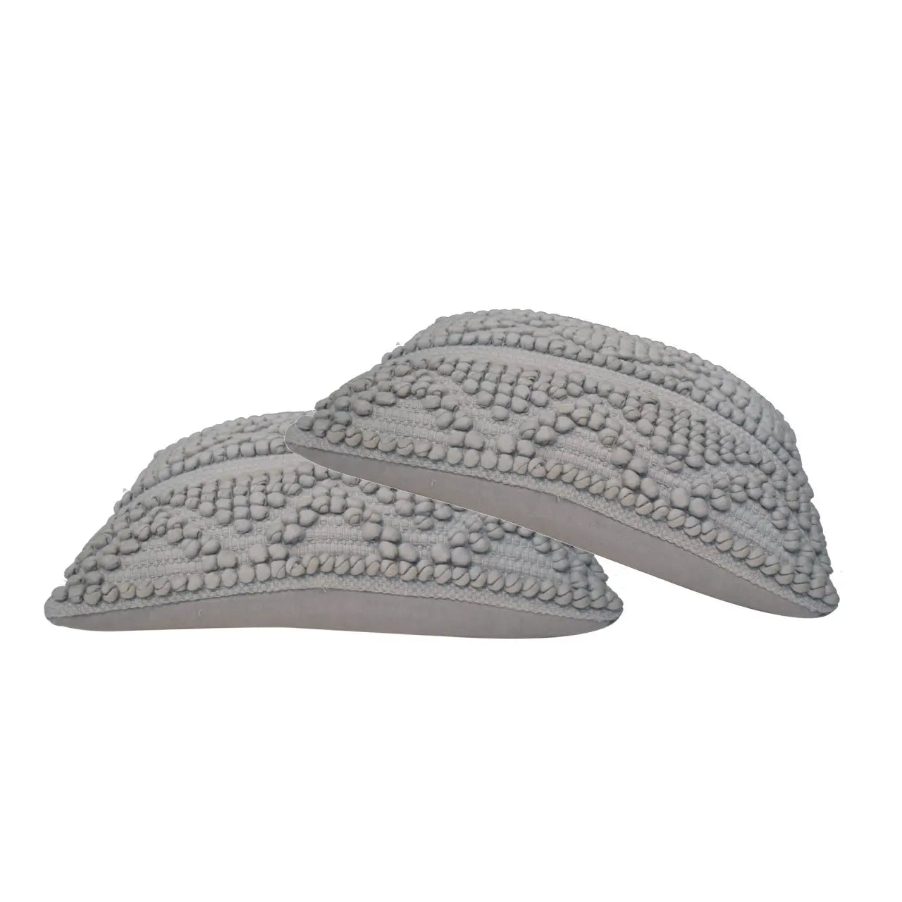 Nola Cushion Set of 2 - Grey - Living with Luxury