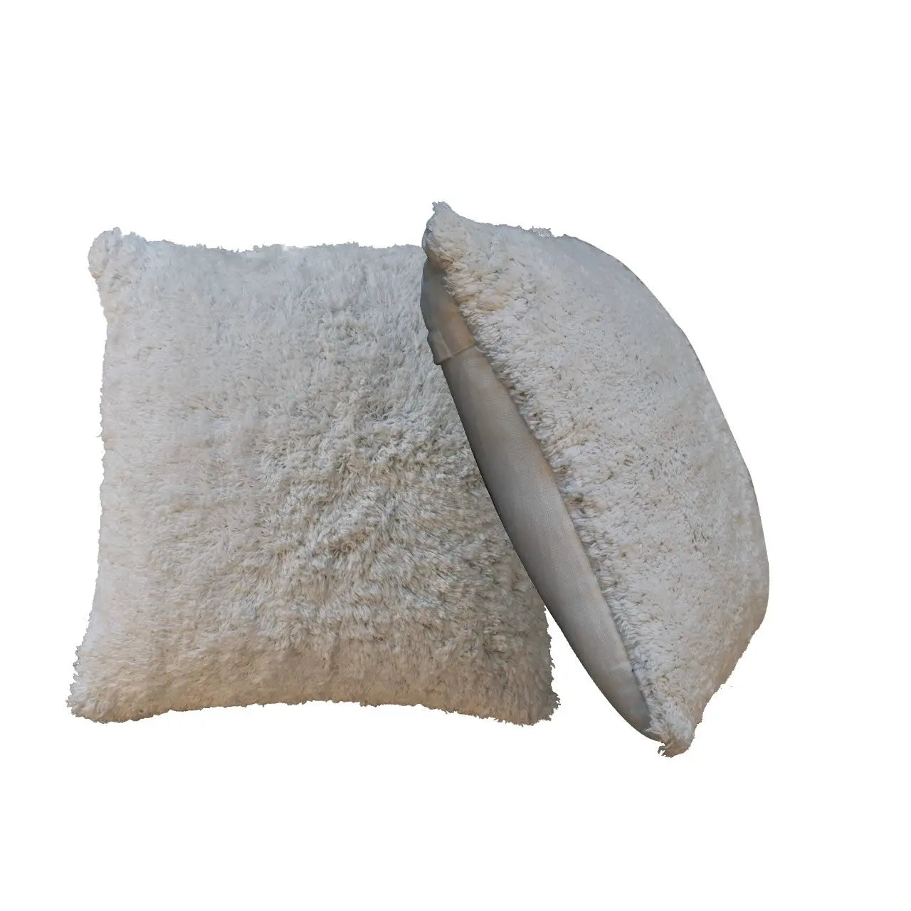 Fluffy Cushion Set of 2 - Cream - Living with Luxury