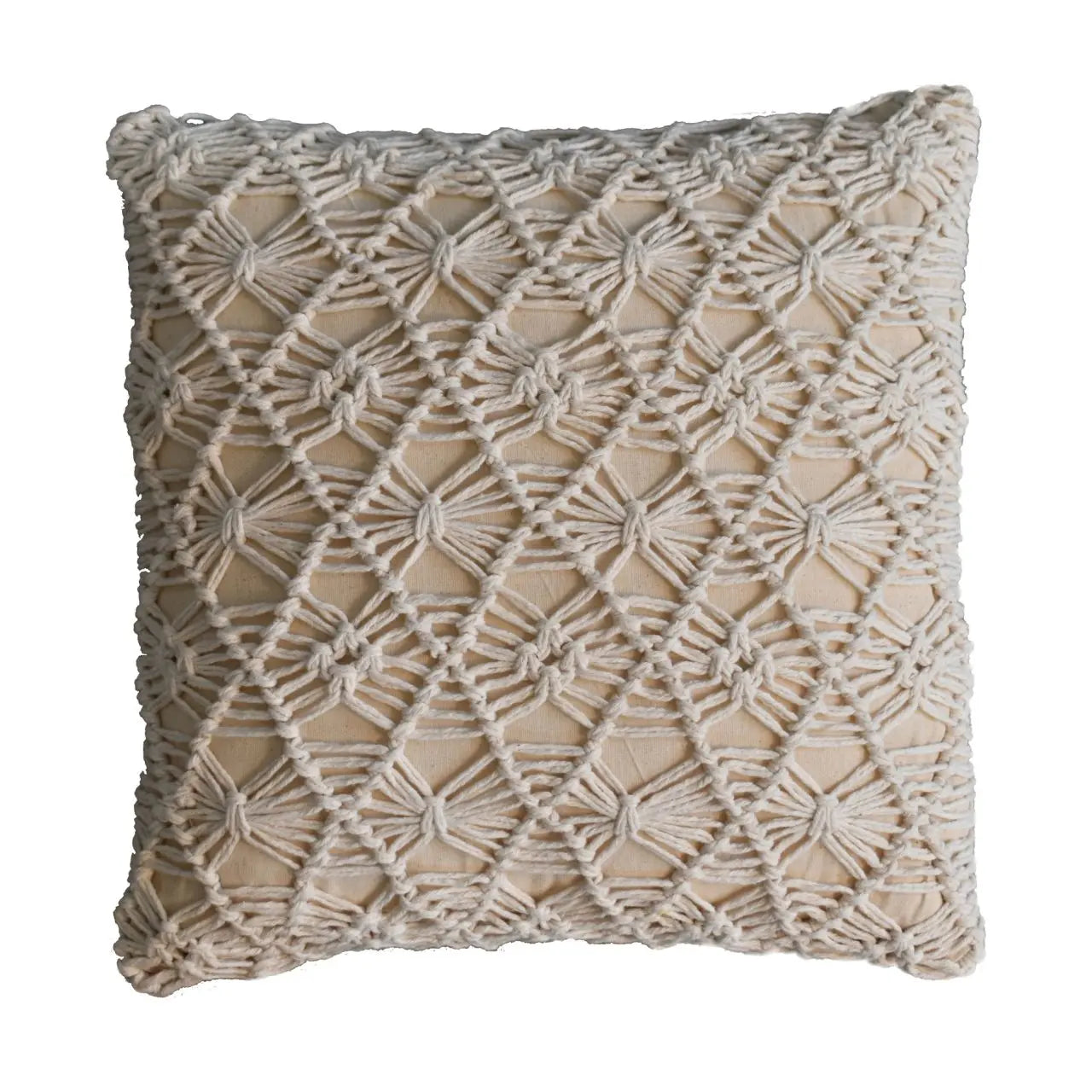 2x Maura Natural White Cushions - Living with Luxury