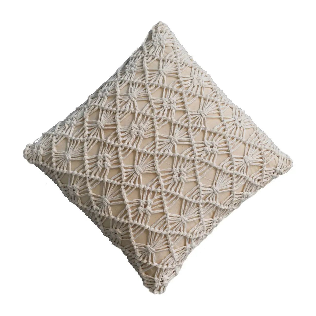2x Maura Natural White Cushions - Living with Luxury