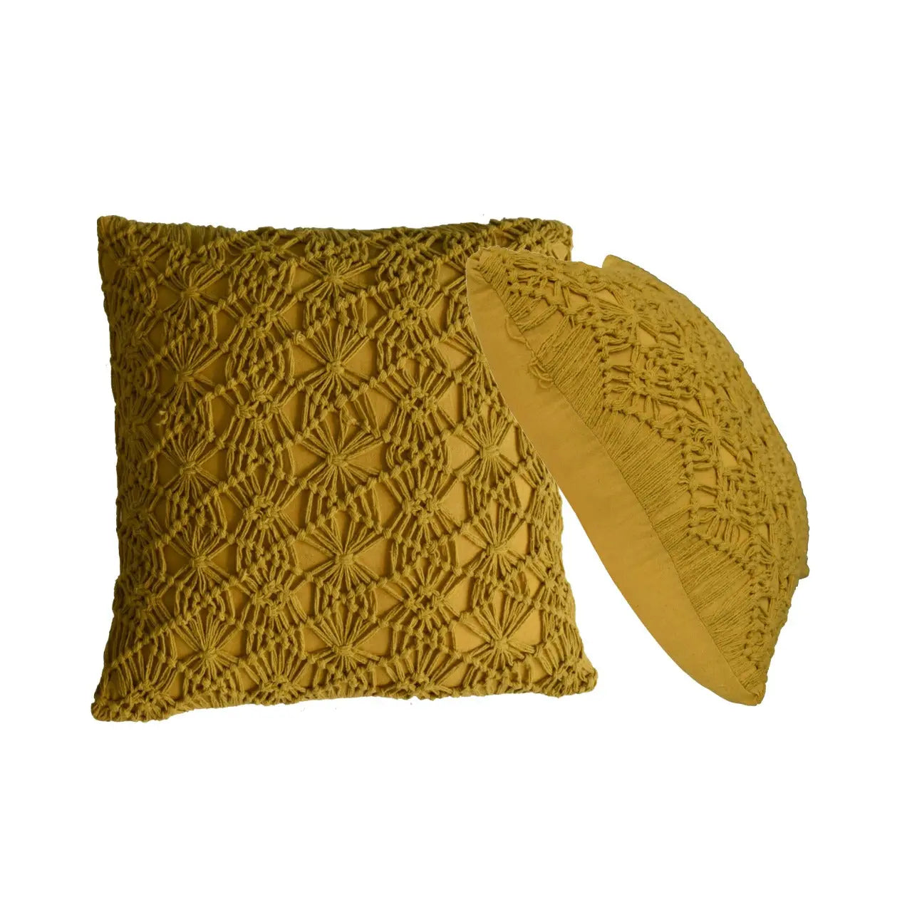 Mustard Maura Cushion - Set of 2 - Living with Luxury