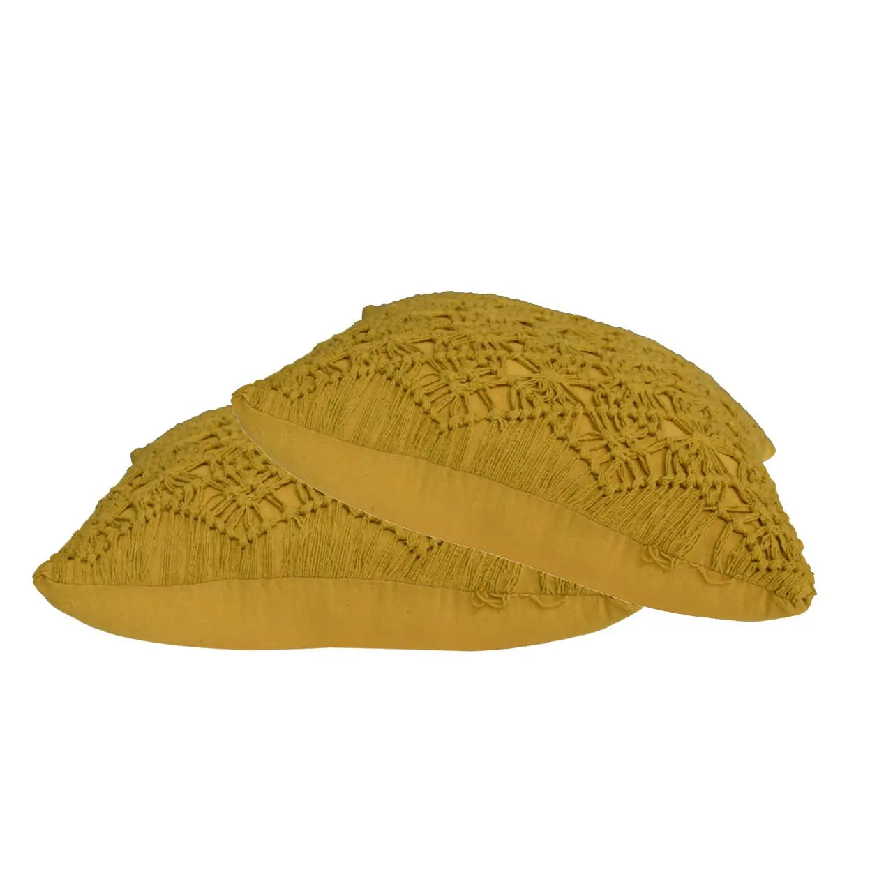 Mustard Maura Cushion - Set of 2 - Living with Luxury