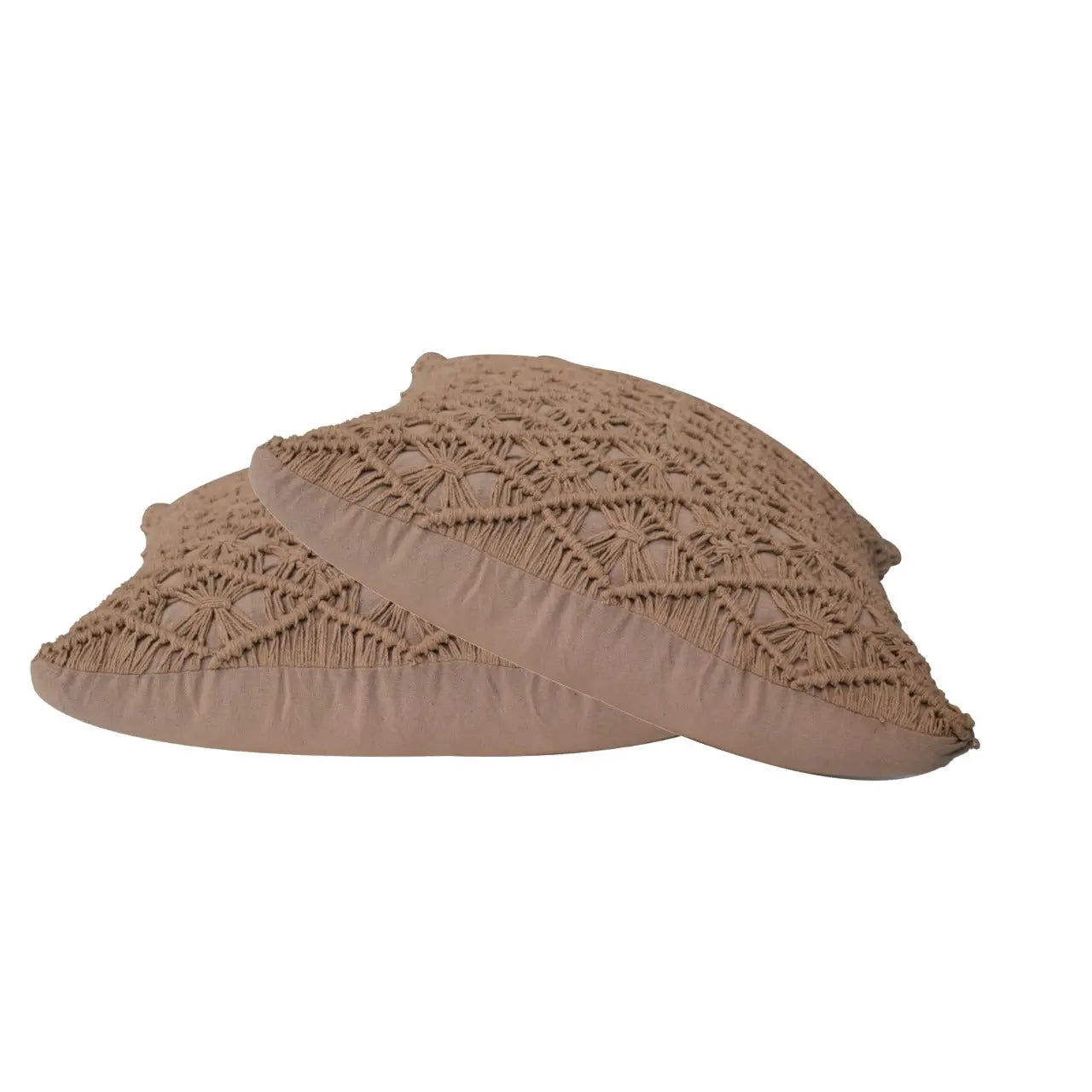 Coffee Maura Cushion - Set of 2 - Living with Luxury