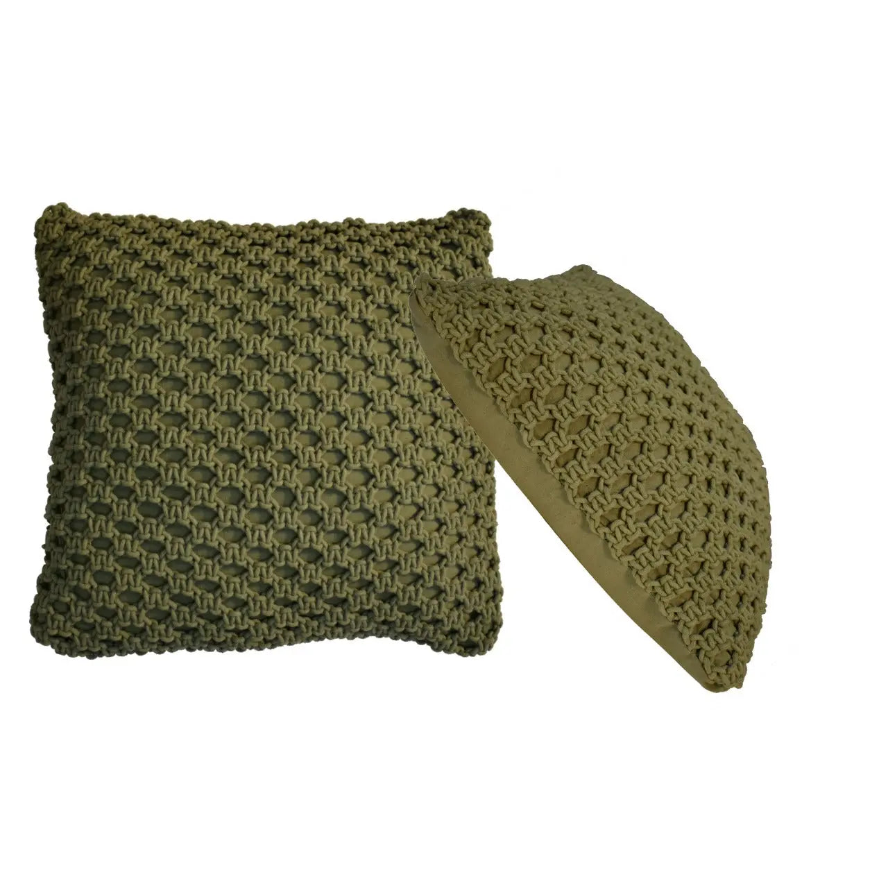Myra Cushion Set of 2- Green - Living with Luxury