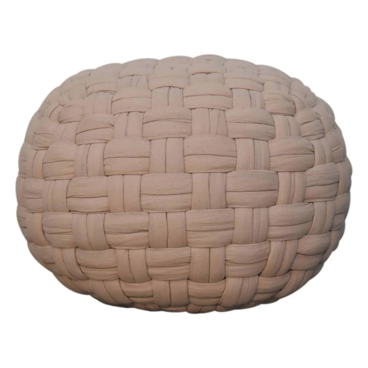Tube Pouffe Cream - Living with Luxury