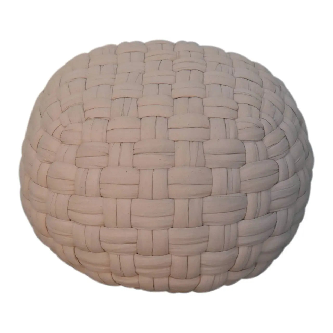 Tube Pouffe Cream - Living with Luxury