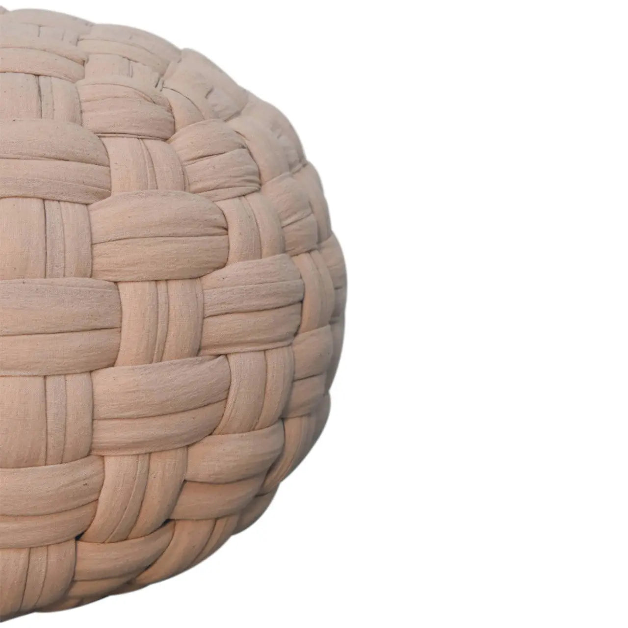 Tube Pouffe Cream - Living with Luxury