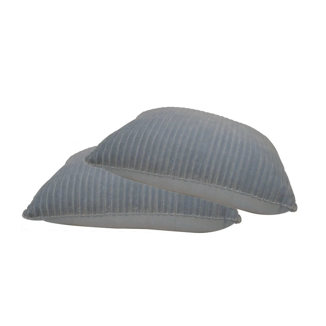 Ribbed Grey Cushion Set of 2 - Living with Luxury