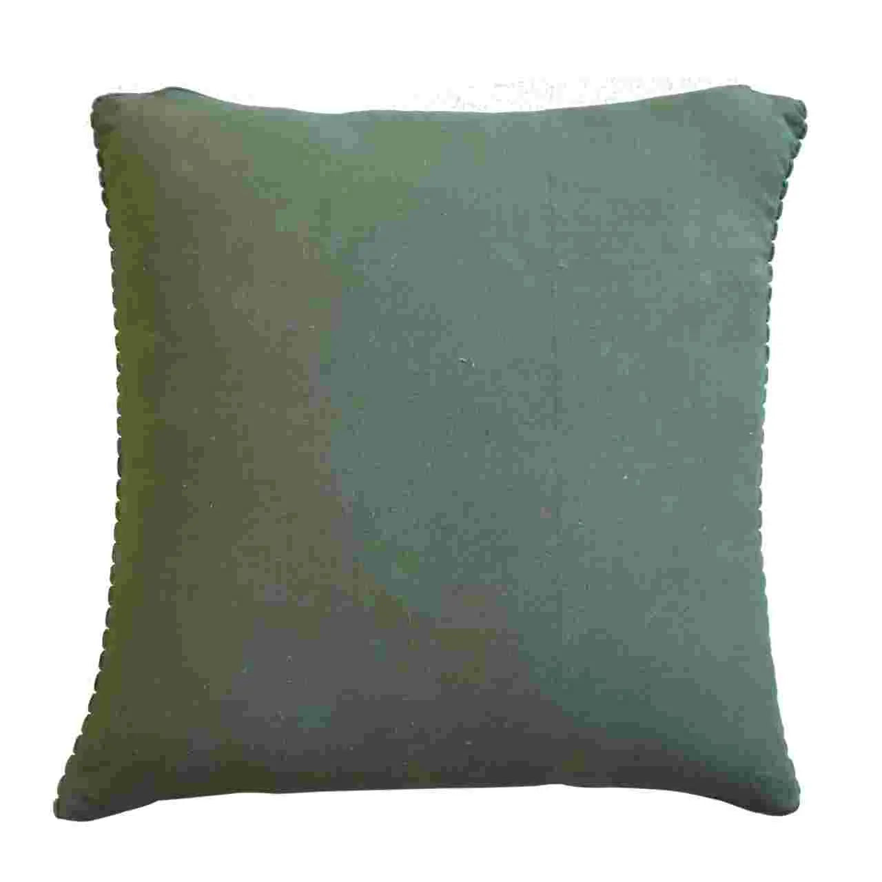 Ribbed Green Cushion Set of 2 - Living with Luxury