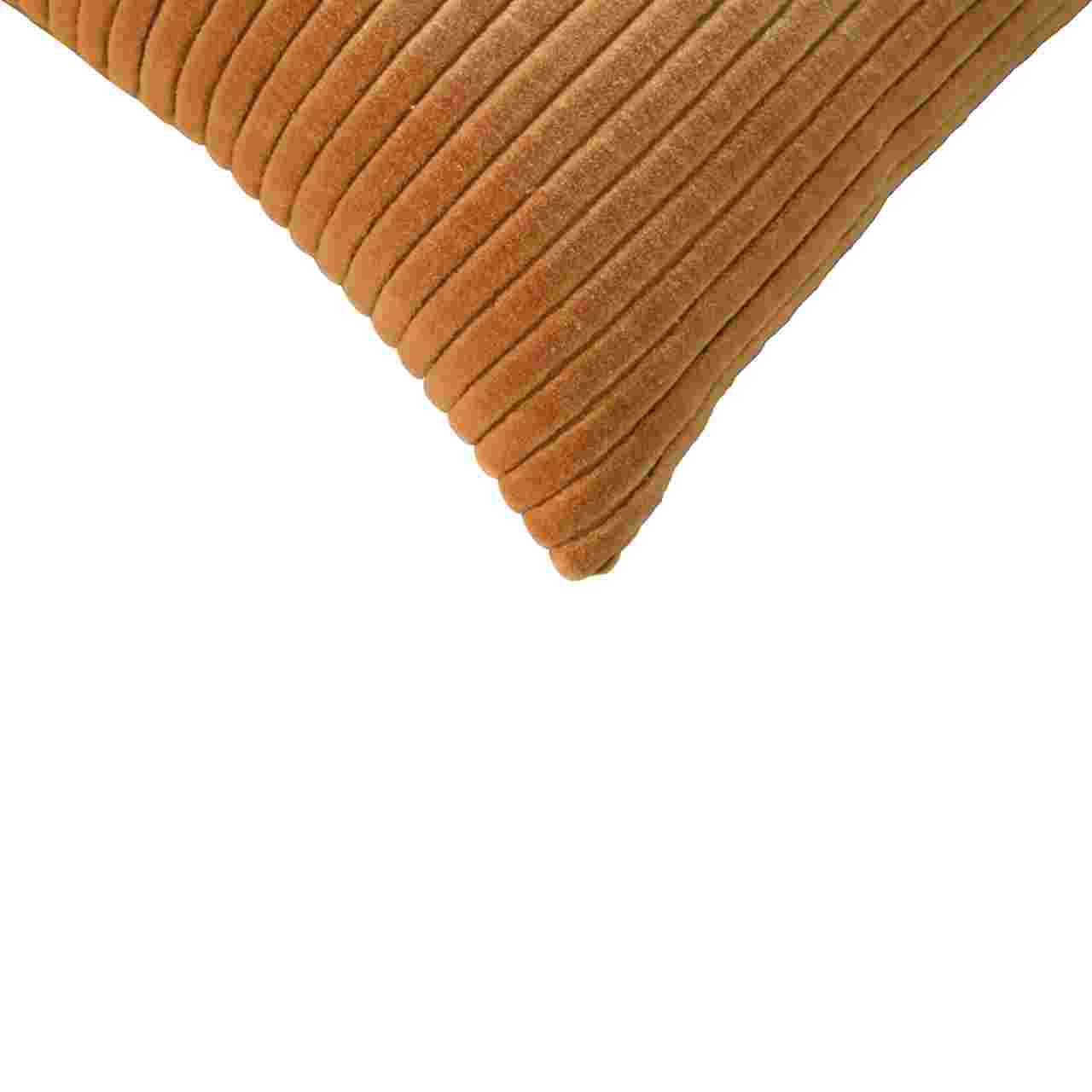 Ribbed Mustard Cushion Set of 2 - Living with Luxury
