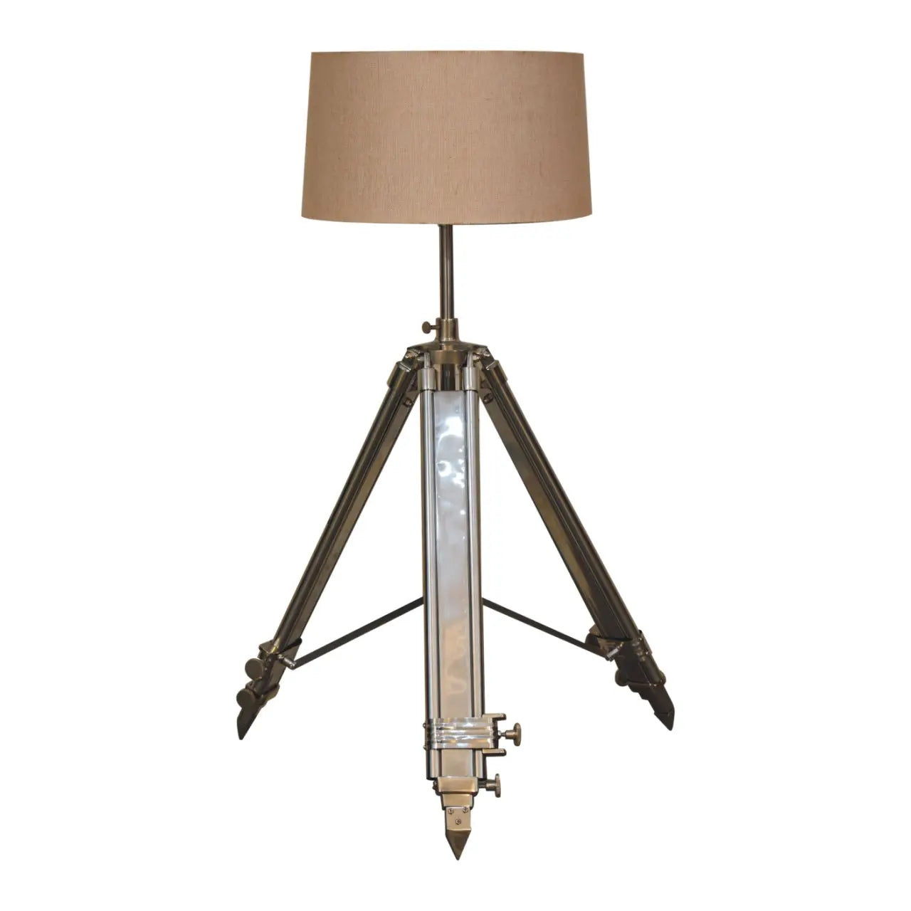 Chrome Tripod Lamp - Living with Luxury