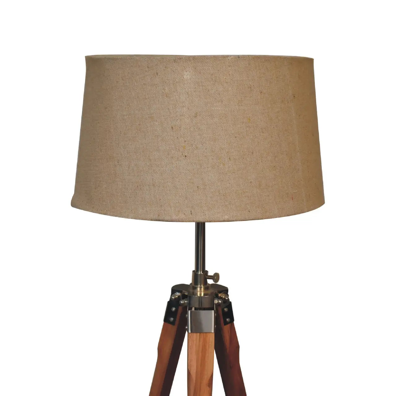 Fixed Chrome Tripod Floor Lamp - Living with Luxury