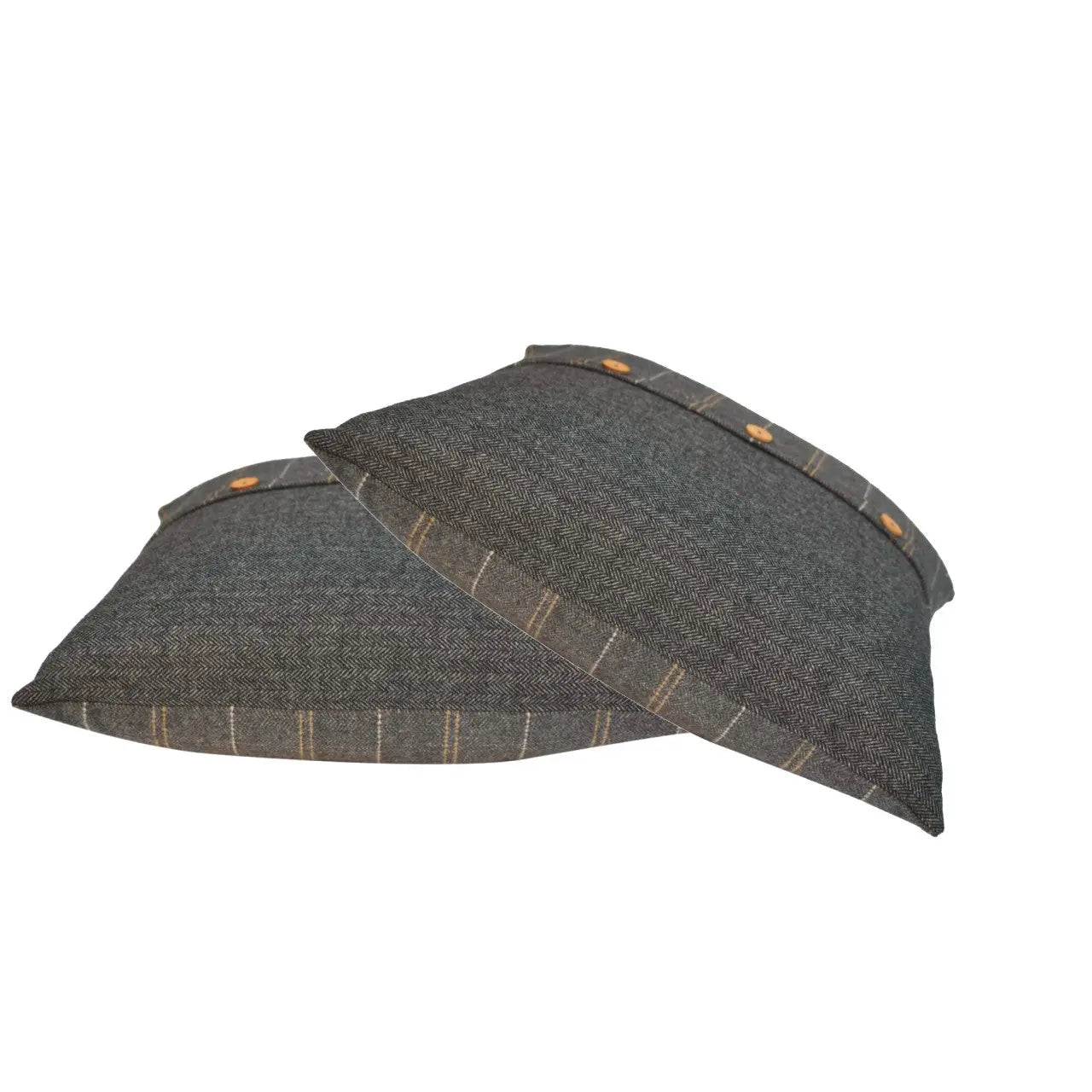 Quinn Pewter Cushion Set of 2 - Living with Luxury