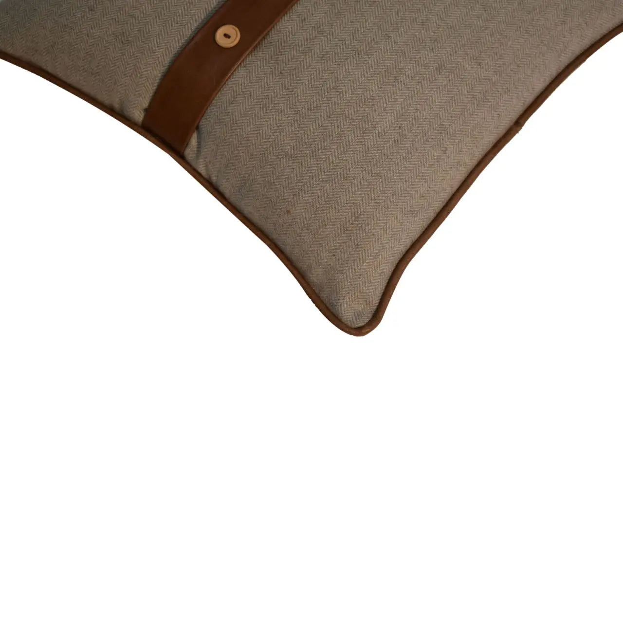 Quin Leather Sand Cushion Set of 2 - Living with Luxury