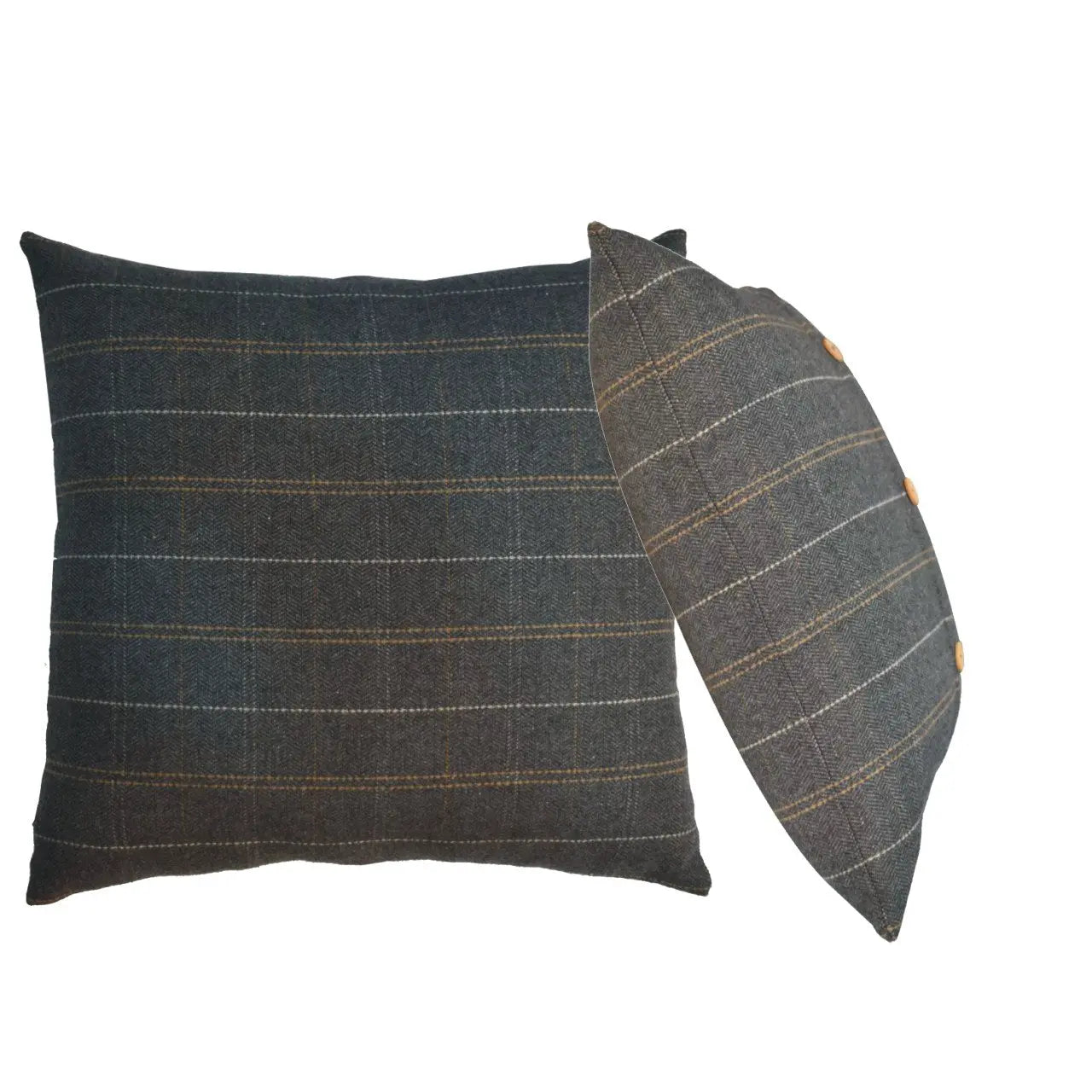 2 Quinn Pewter Cushions - Living with Luxury