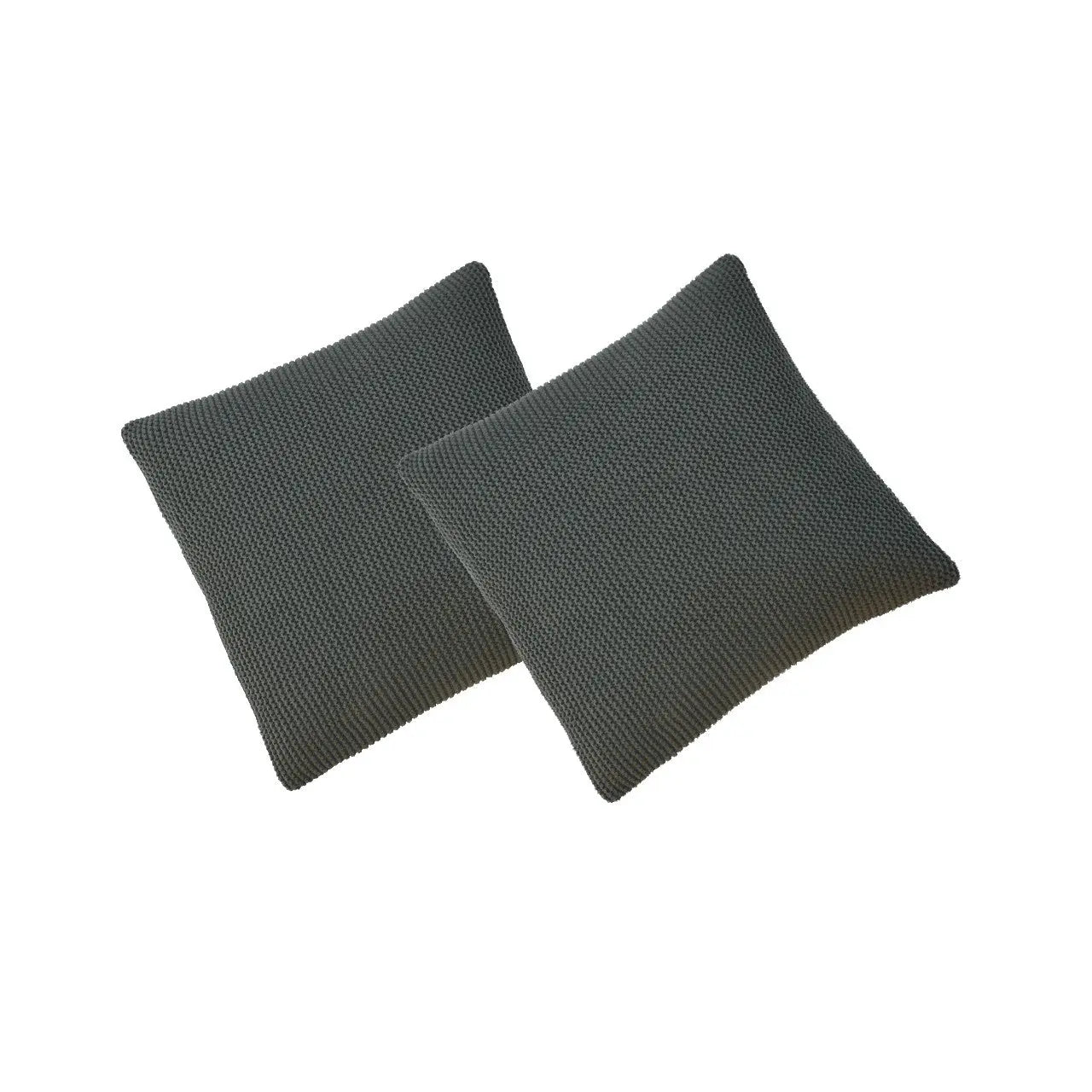 Green Cotton Cushion Set of 2 - Living with Luxury