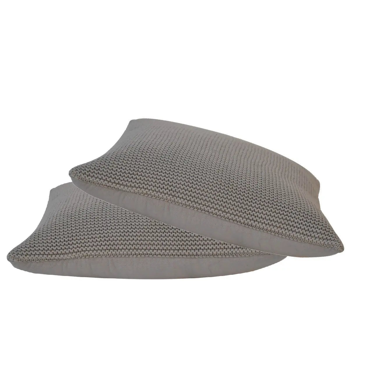 Grey Cotton Cushion Set of 2 - Living with Luxury