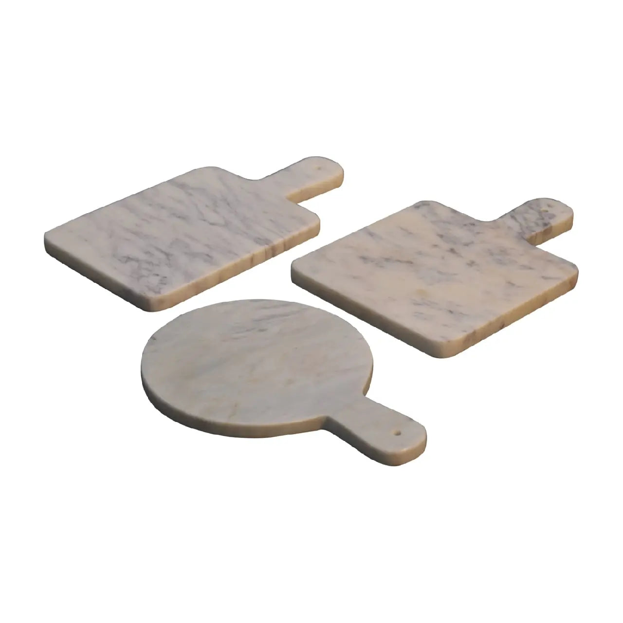 White Marble Chopping Board Set - Living with Luxury