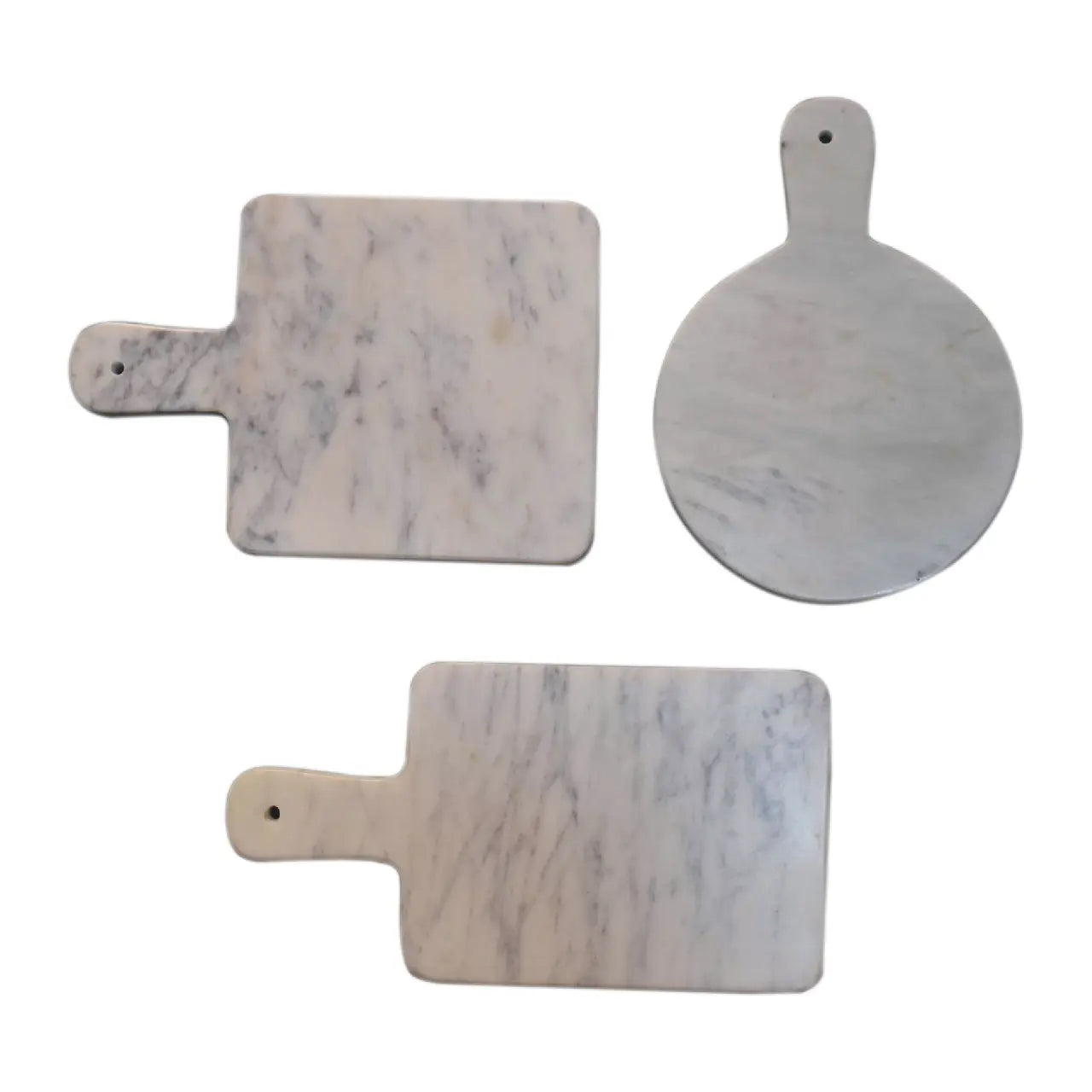 White Marble Chopping Board Set - Living with Luxury