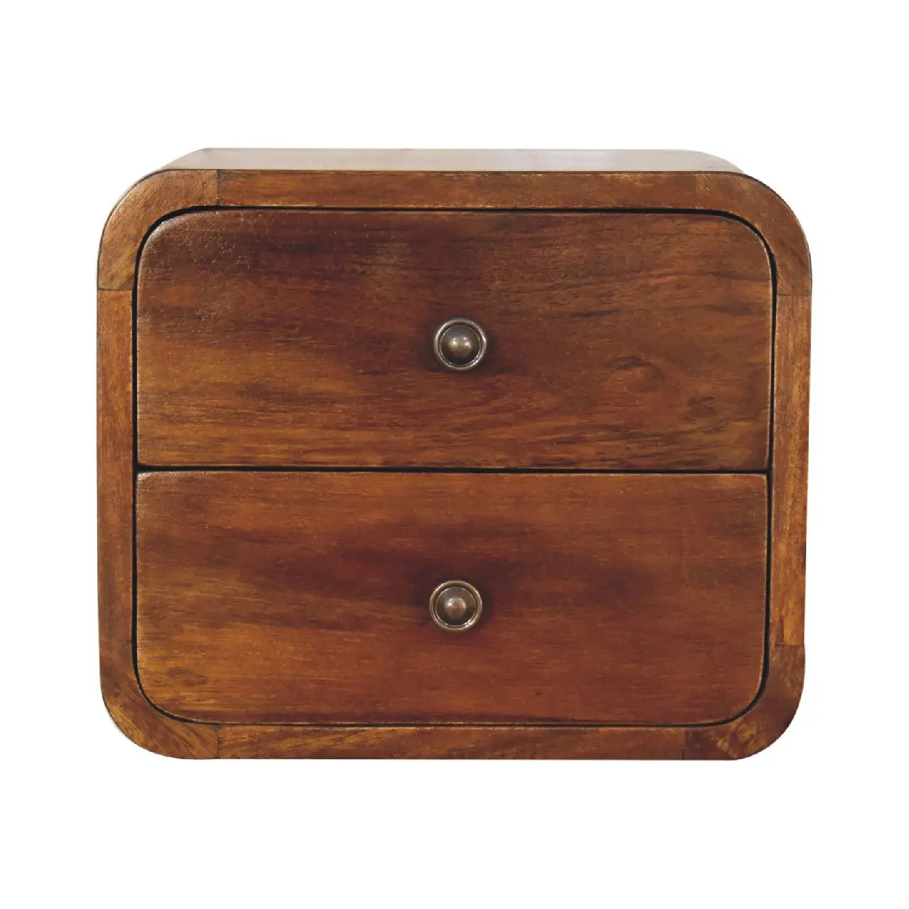 Floating Mini Chestnut Bedside - Living with Luxury