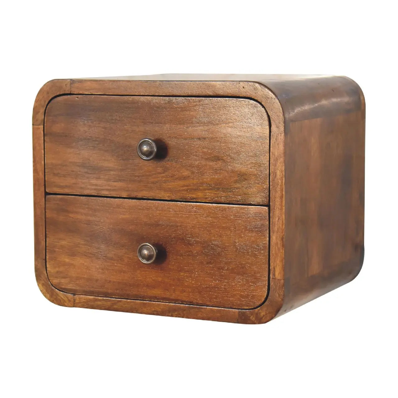 Floating Mini Chestnut Bedside - Living with Luxury