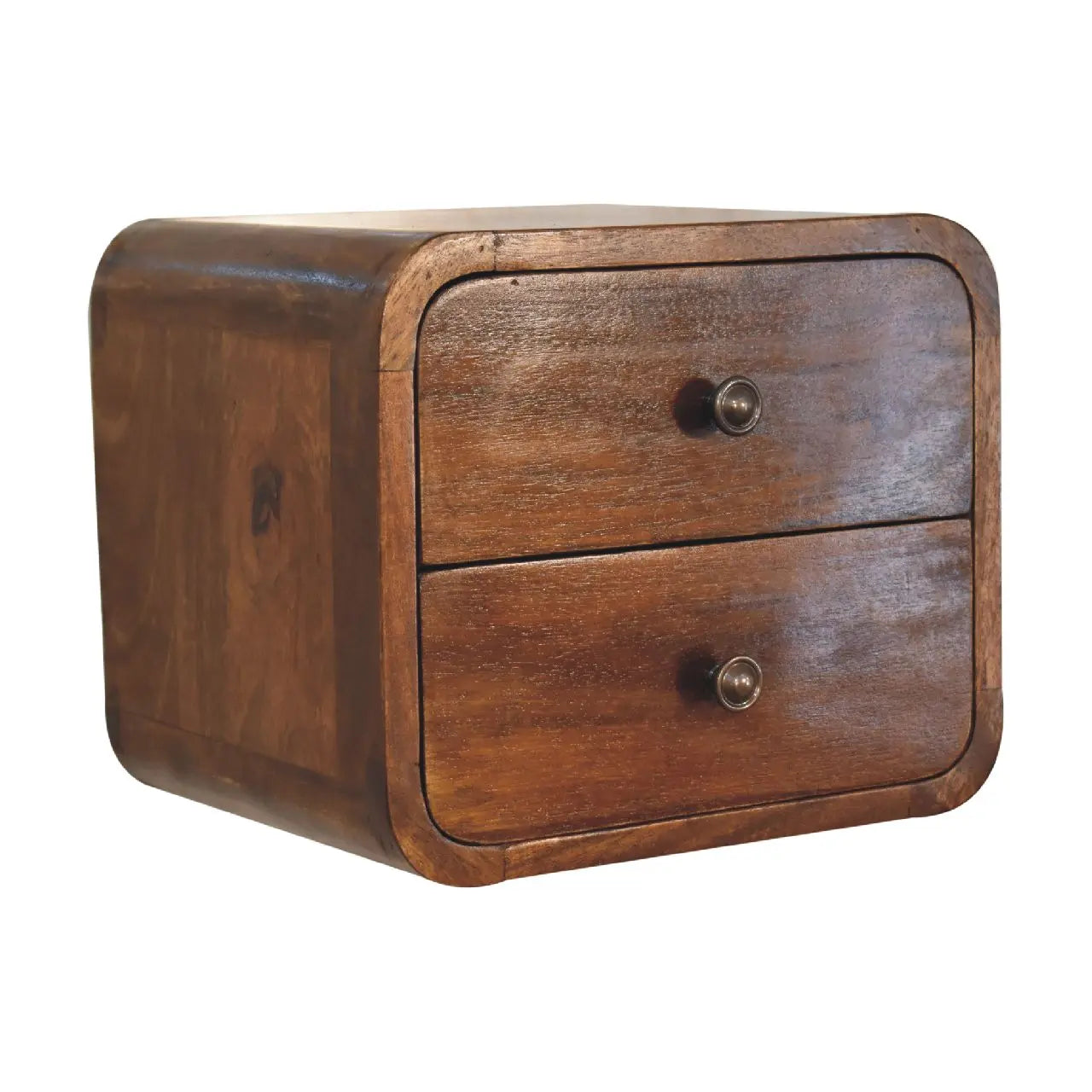 Floating Mini Chestnut Bedside - Living with Luxury