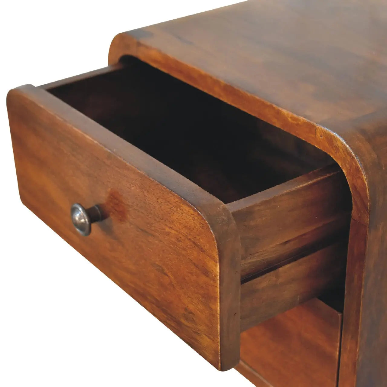 Floating Mini Chestnut Bedside - Living with Luxury