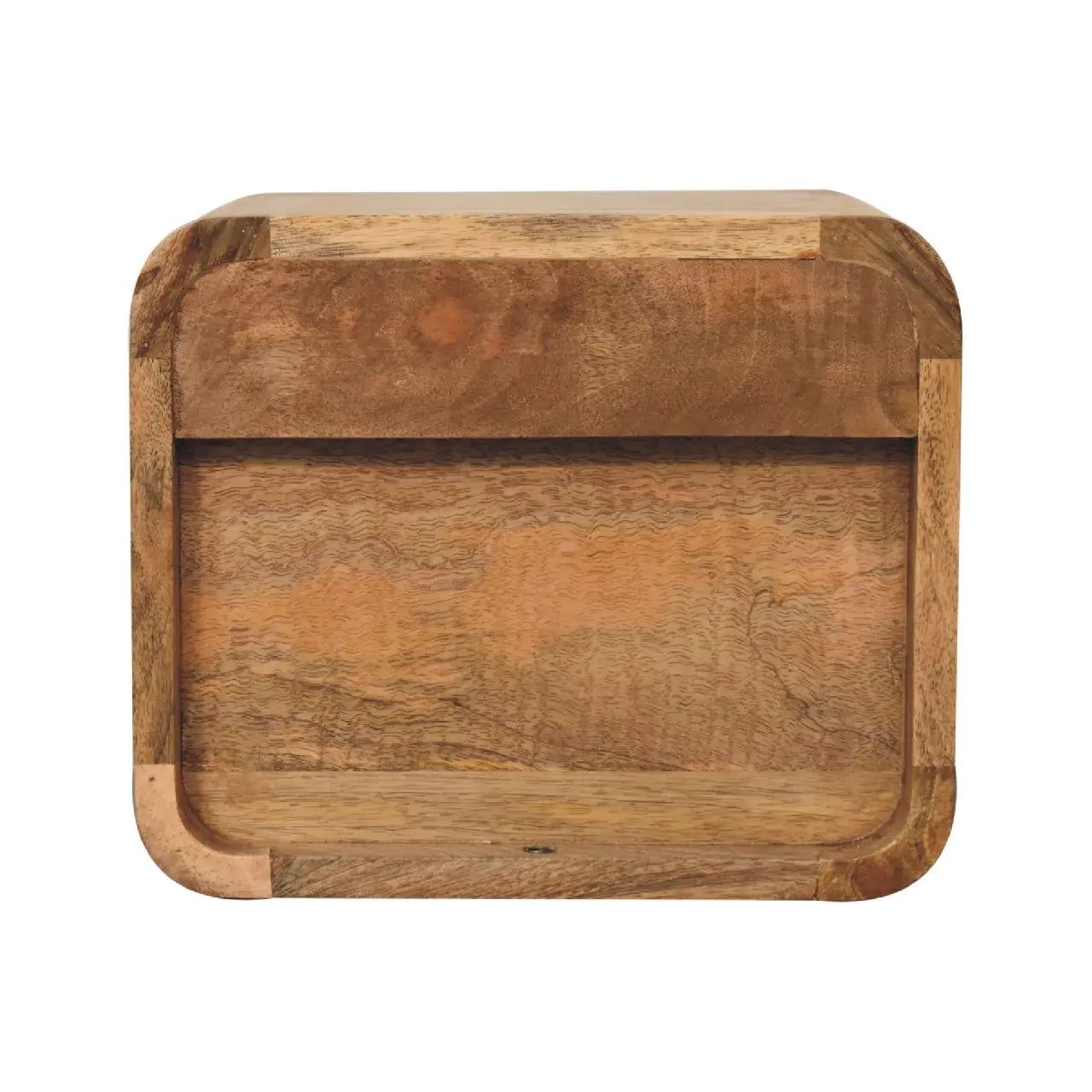 Mini Oak-ish Floating Open Bedside - Living with Luxury