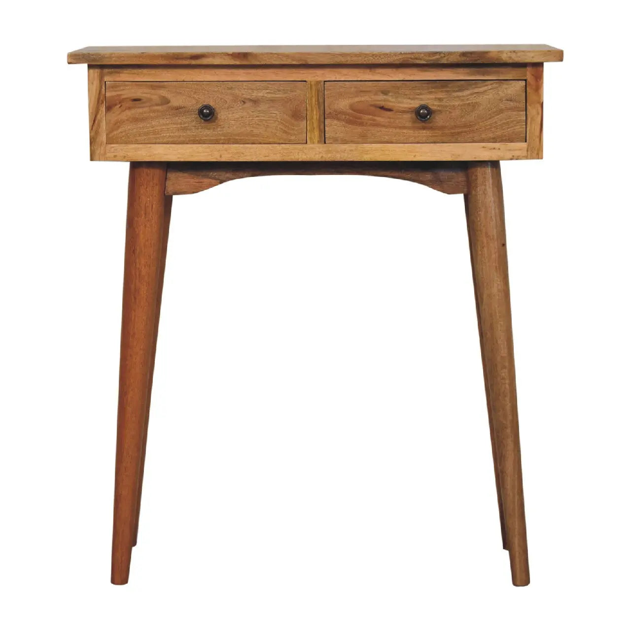 Mini Oak-ish Hallway Console Table - Living with Luxury