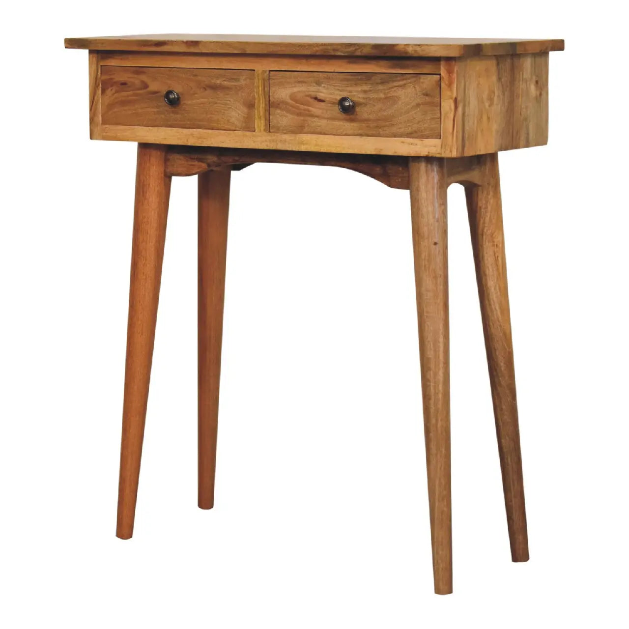 Mini Oak-ish Hallway Console Table - Living with Luxury