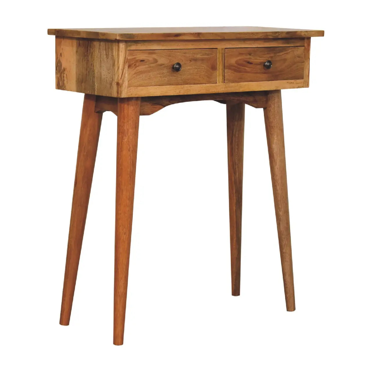 Mini Oak-ish Hallway Console Table - Living with Luxury
