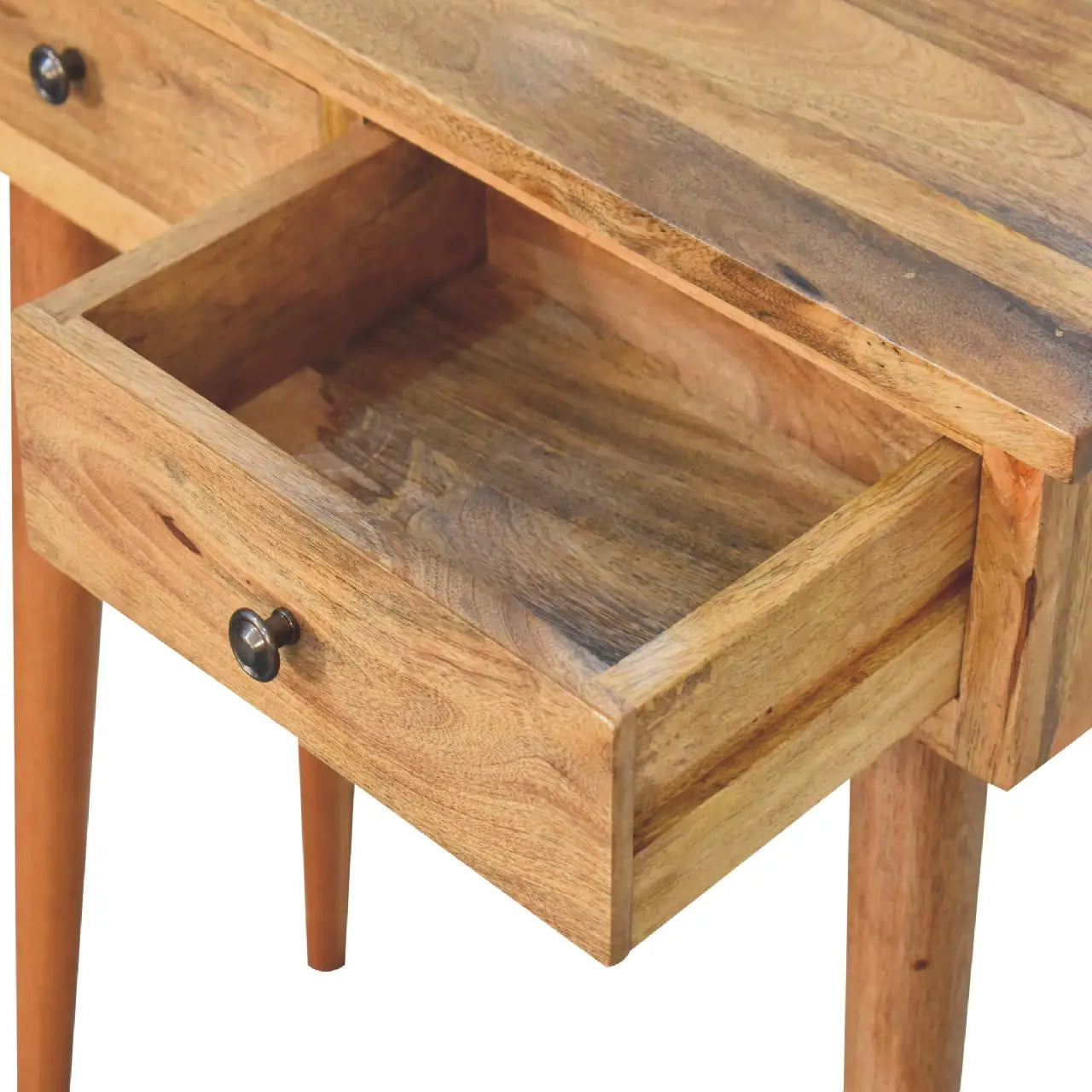 Mini Oak-ish Hallway Console Table - Living with Luxury