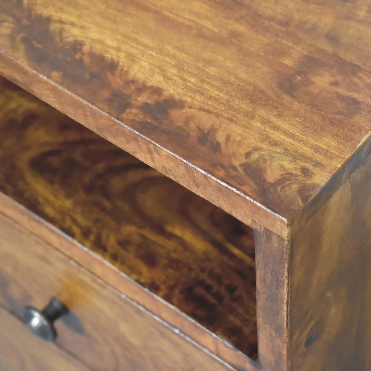 Mini Classic Chestnut Bedside - Living with Luxury