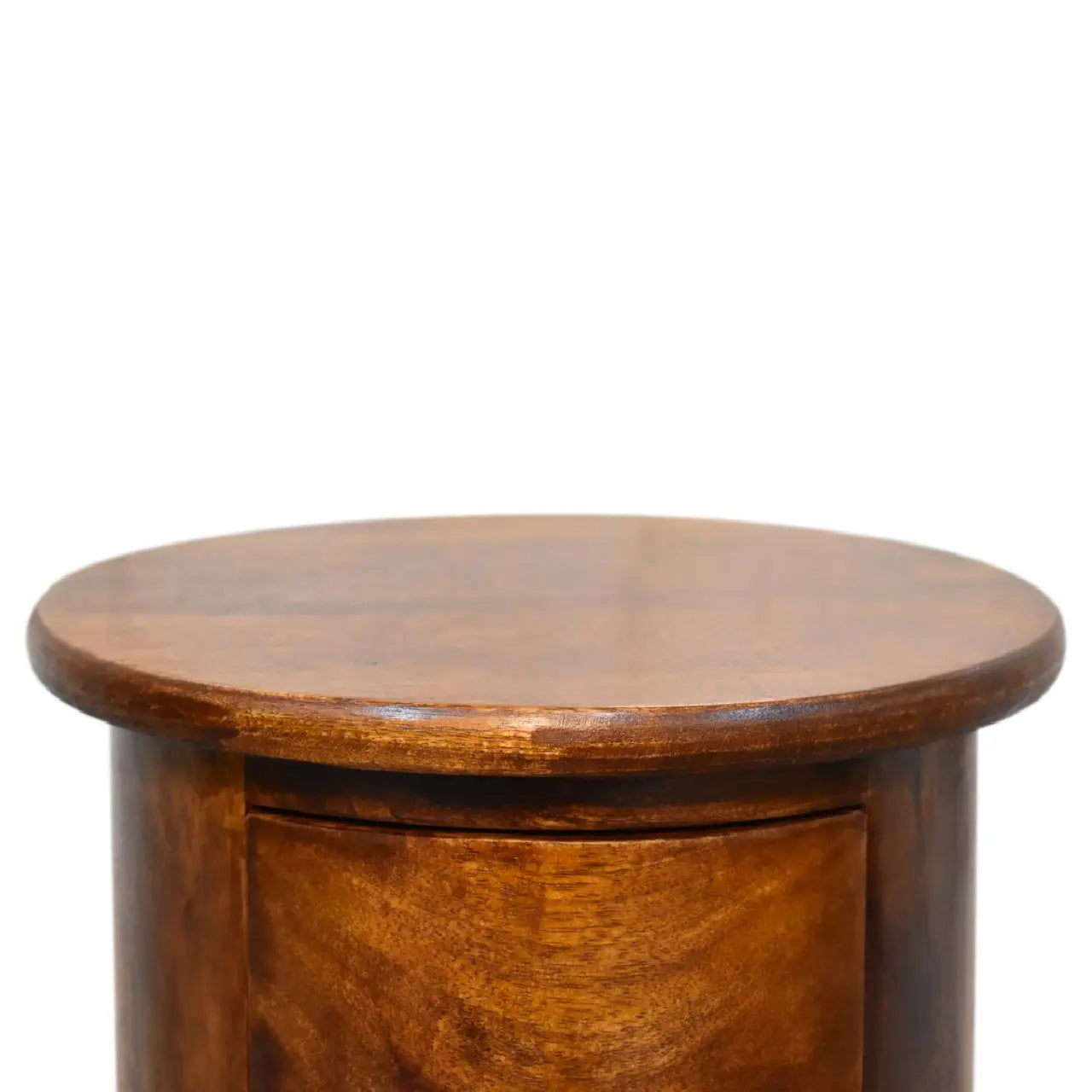Mini Chestnut 2 Drawer Drum Chest - Living with Luxury