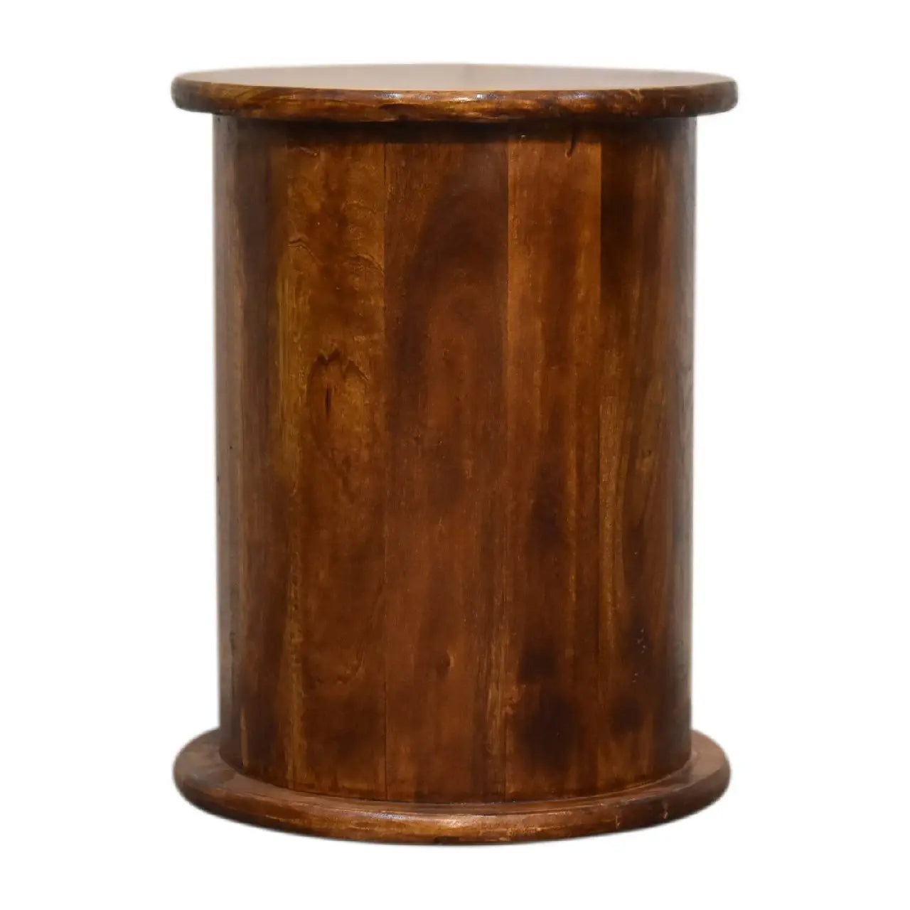 Mini Chestnut 2 Drawer Drum Chest - Living with Luxury