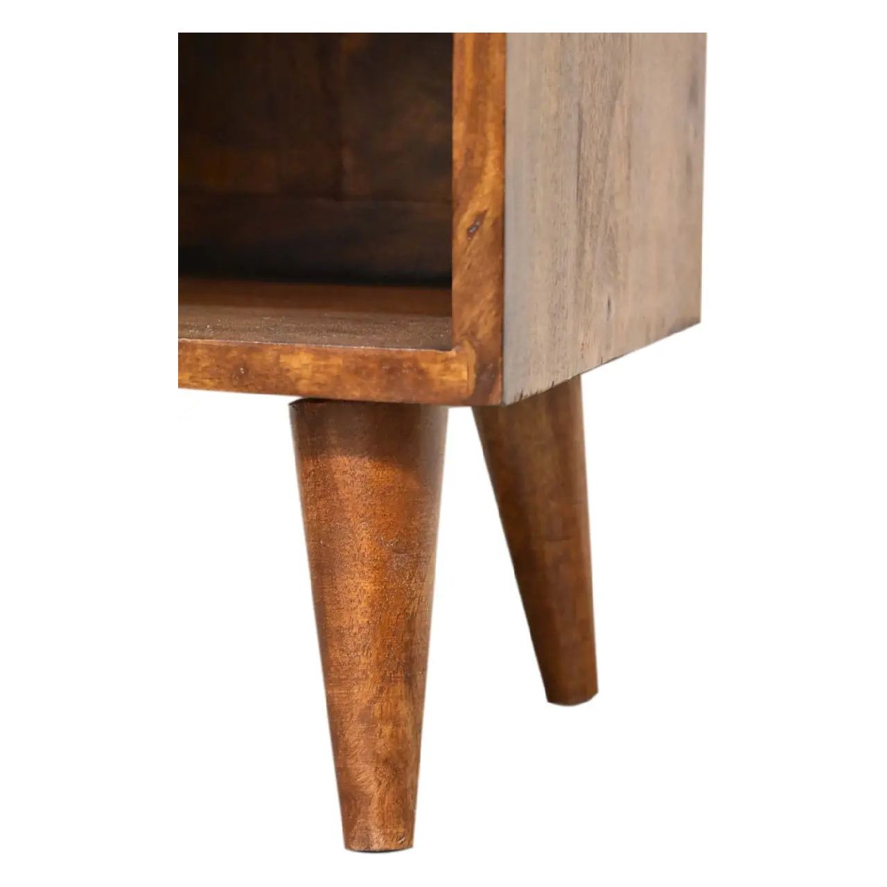 Mini Manila Gold 1 Drawer Bedside - Living with Luxury