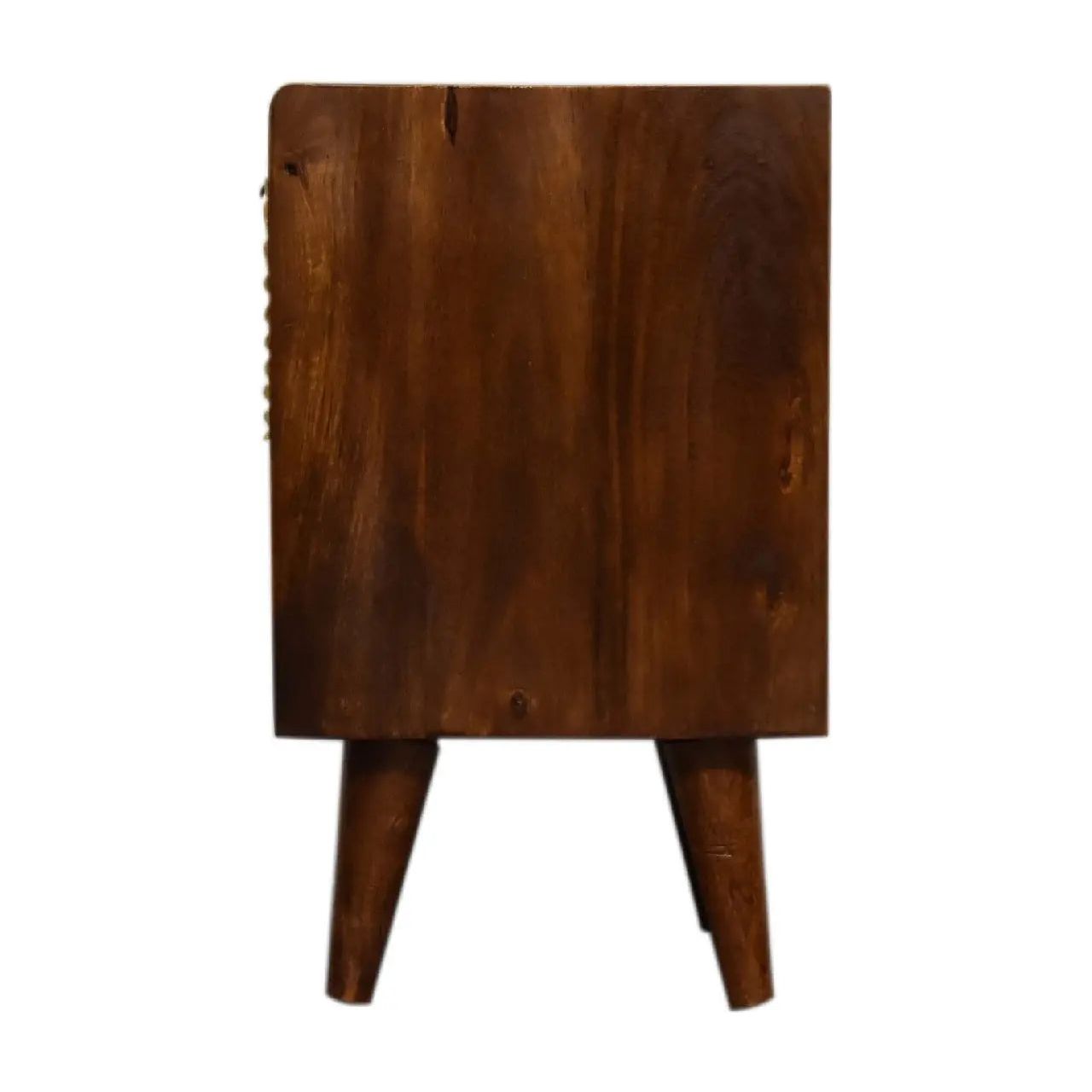 Mini Manila Gold 1 Drawer Bedside - Living with Luxury