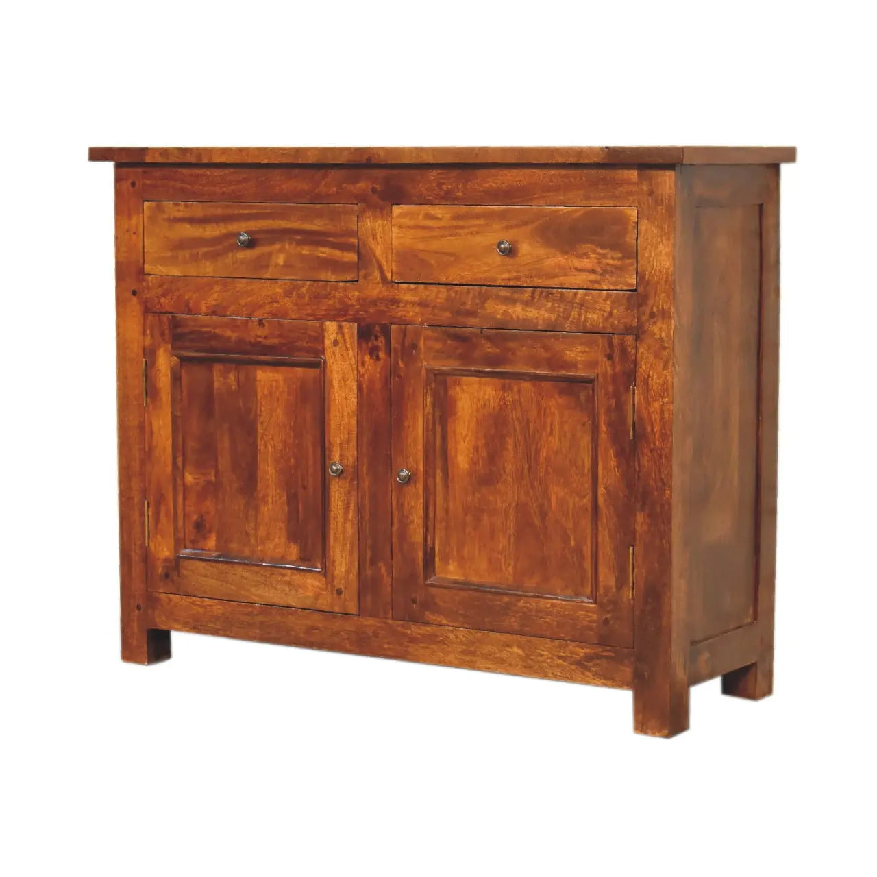 Chestnut Sideboard with 2 Drawers - Living with Luxury
