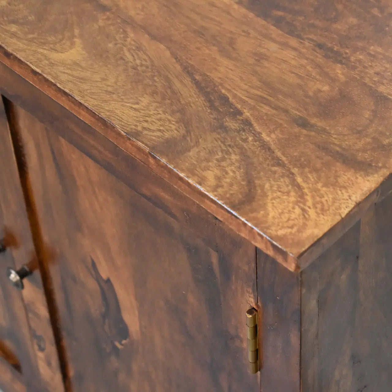 Chestnut Solid Nordic Cabinet - Living with Luxury