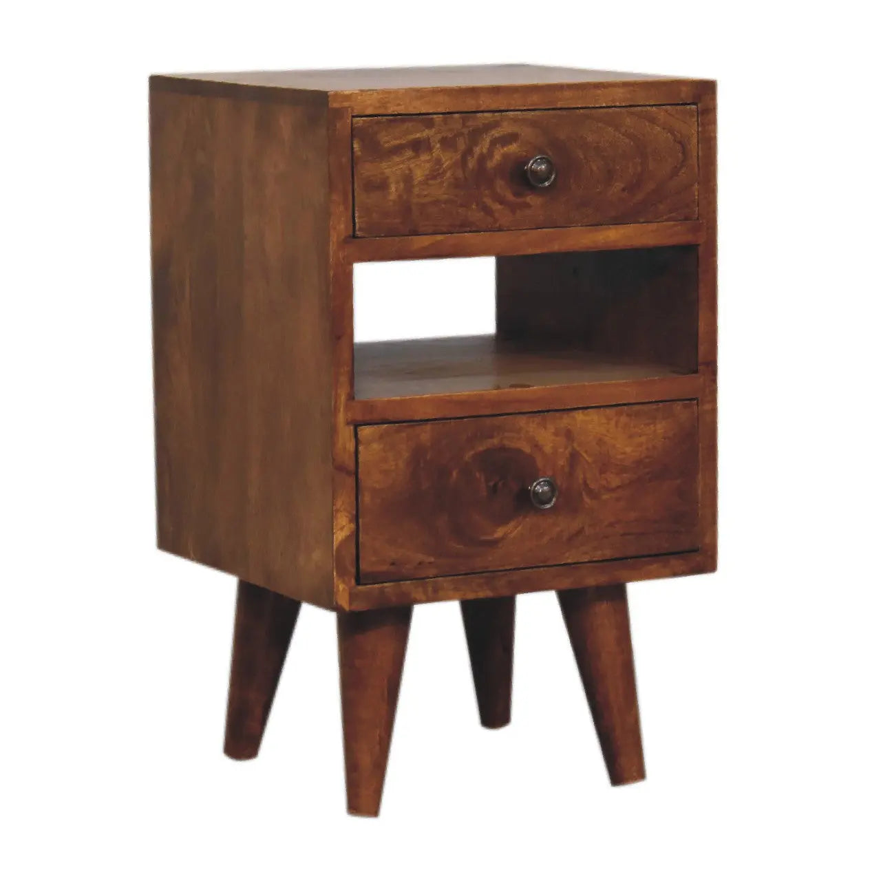 Mini Classic Multi Chestnut Bedside - Living with Luxury