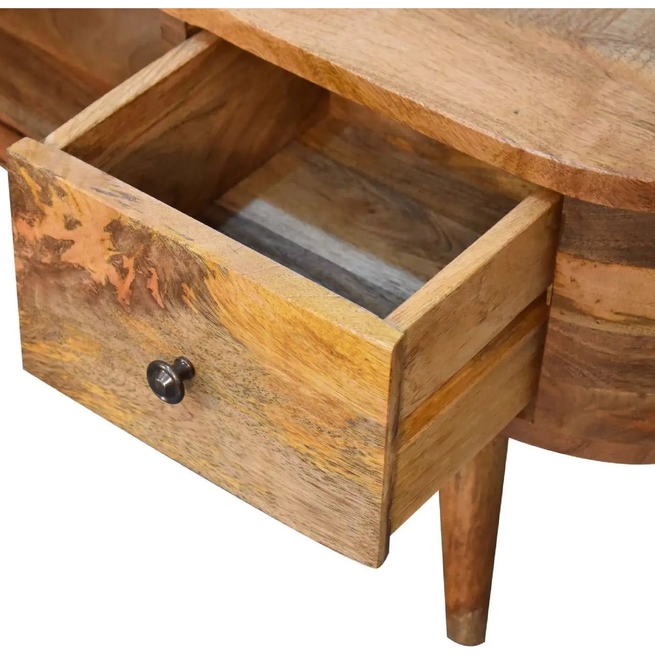 Mini Rounded Entertainment Unit - Living with Luxury