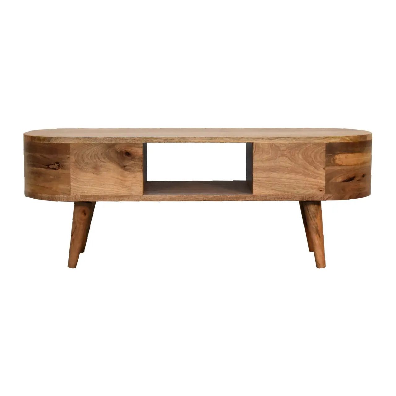 Mini Rounded Entertainment Unit - Living with Luxury
