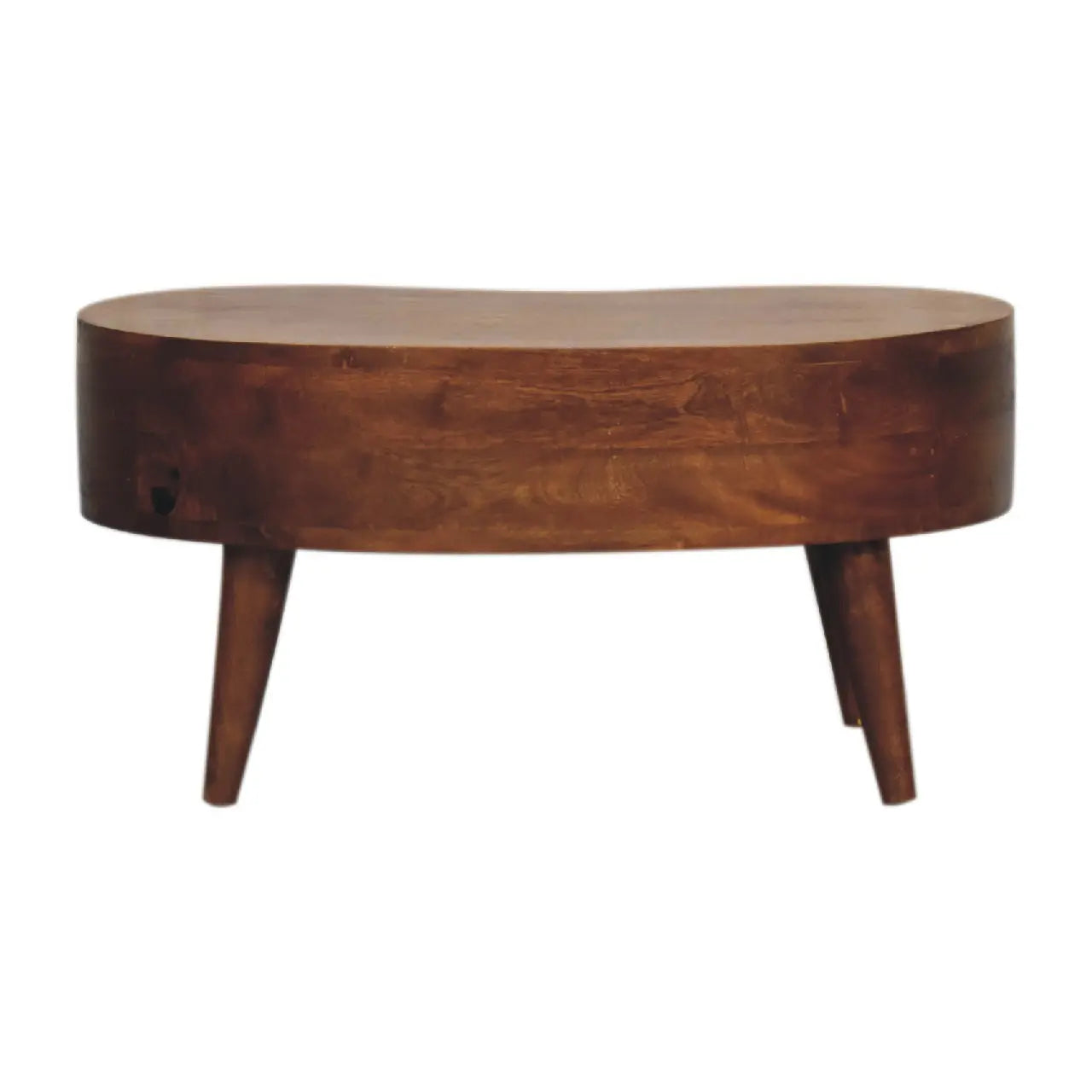 Mini Chesnut Wave Coffee Table - Living with Luxury