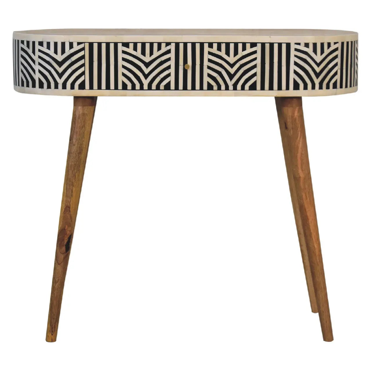 Edessa Bone Inlay Console Table - Living with Luxury